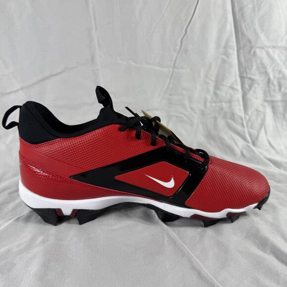 Nike Alpha Huarache 4 Keystone Baseball Shoes Mens 11.5 Fastflex New Red Black - Picture 5 of 9